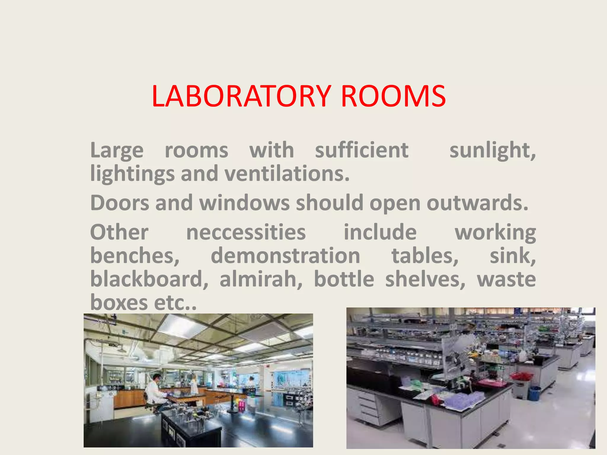 Laboratory and its functions PPT