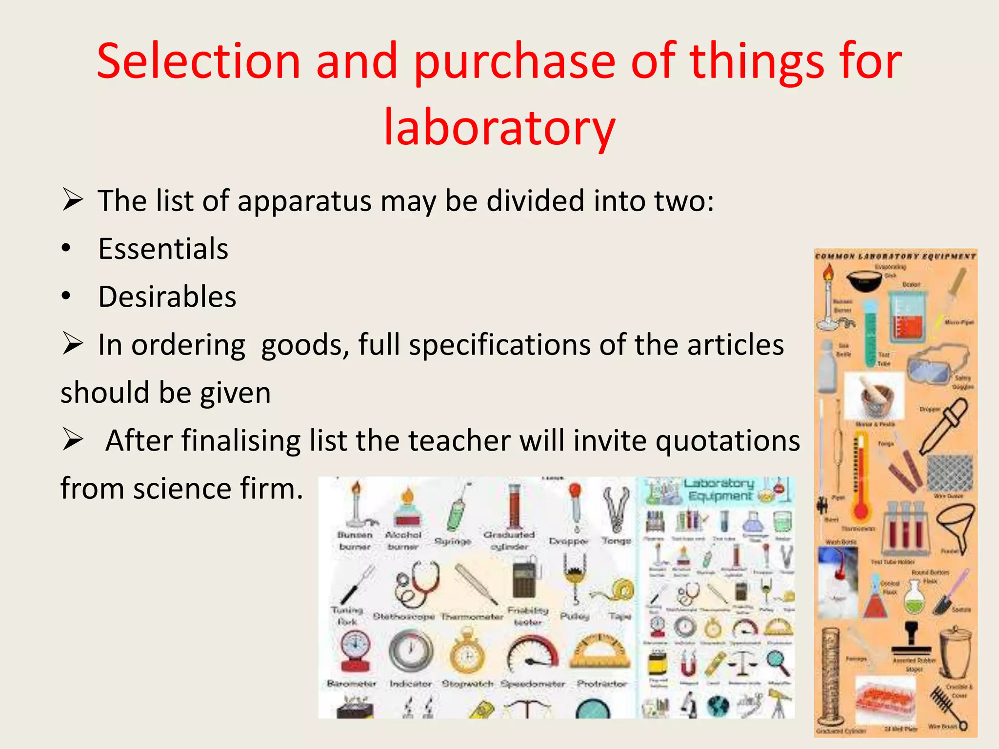 Laboratory and its functions PPT