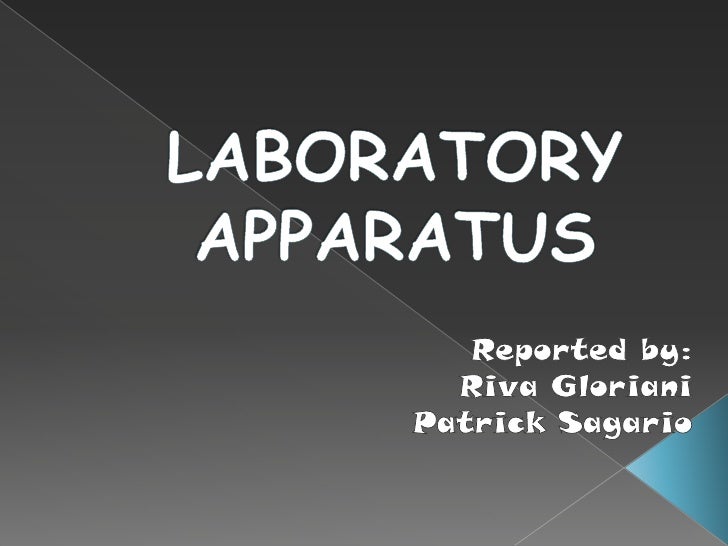 Laboratory Apparatuses And Their Uses Chart