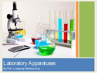 Laboratory Apparatuses
By Prof. Liwayway Memije-Cruz
 