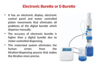 Burrette System Laboratory Apparatus presentaion for students | PPTX