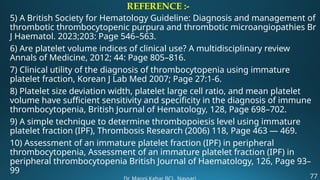 LABORATORY APPROACH TO THROMBOCYTOPENIA.pptx