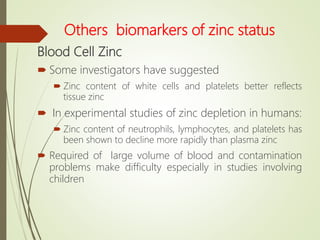 Zinc Science Lab Laboratory assessment of zinc | PPTX
