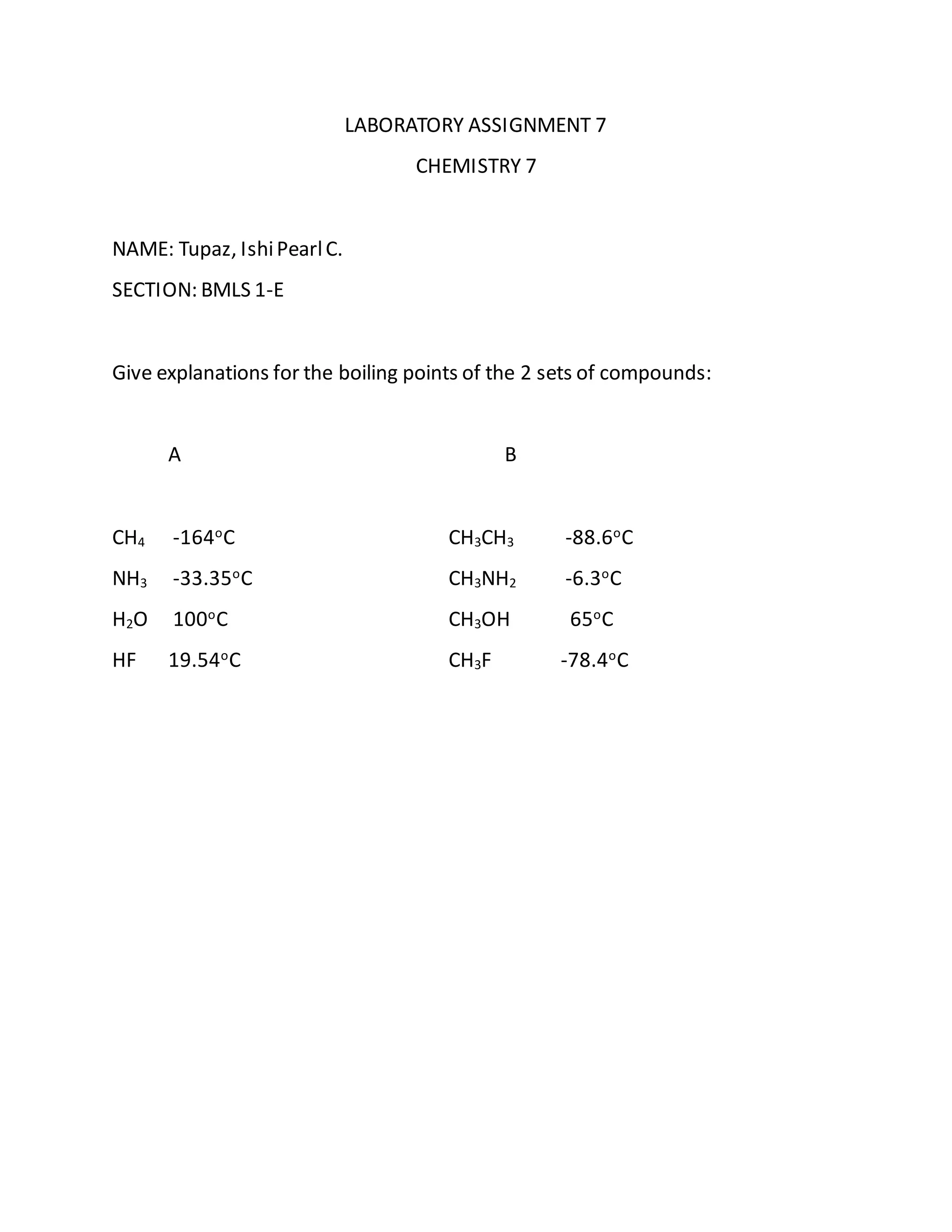 Laboratory assignment 7 | PDF