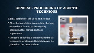 Science Flaming Loop Comprehensive Guide to Aseptic Technique in Microbiology Laboratory ...