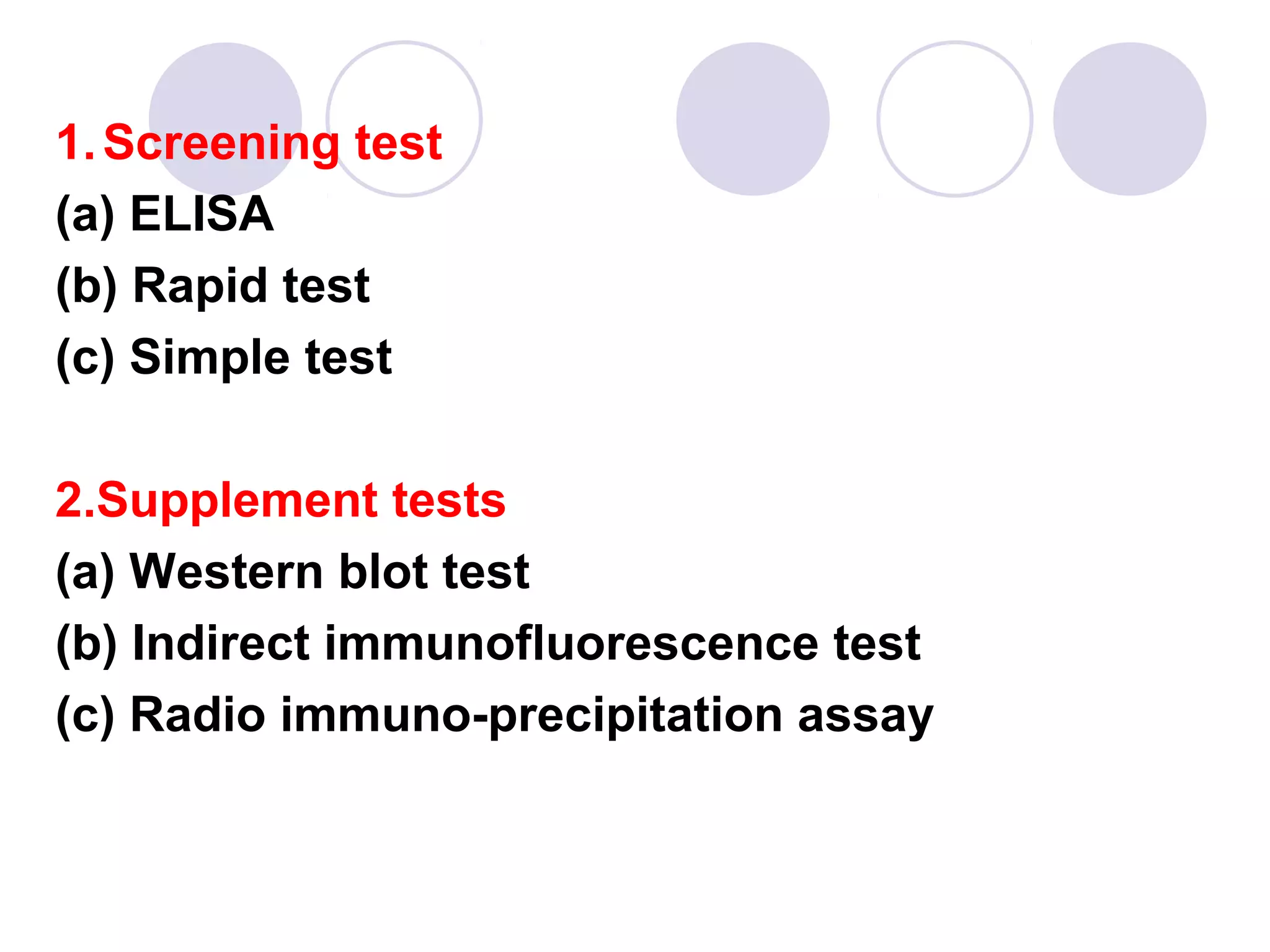 Laboratory diagnosis of HIV | PPT