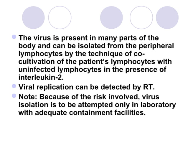 Laboratory diagnosis of HIV | PPT