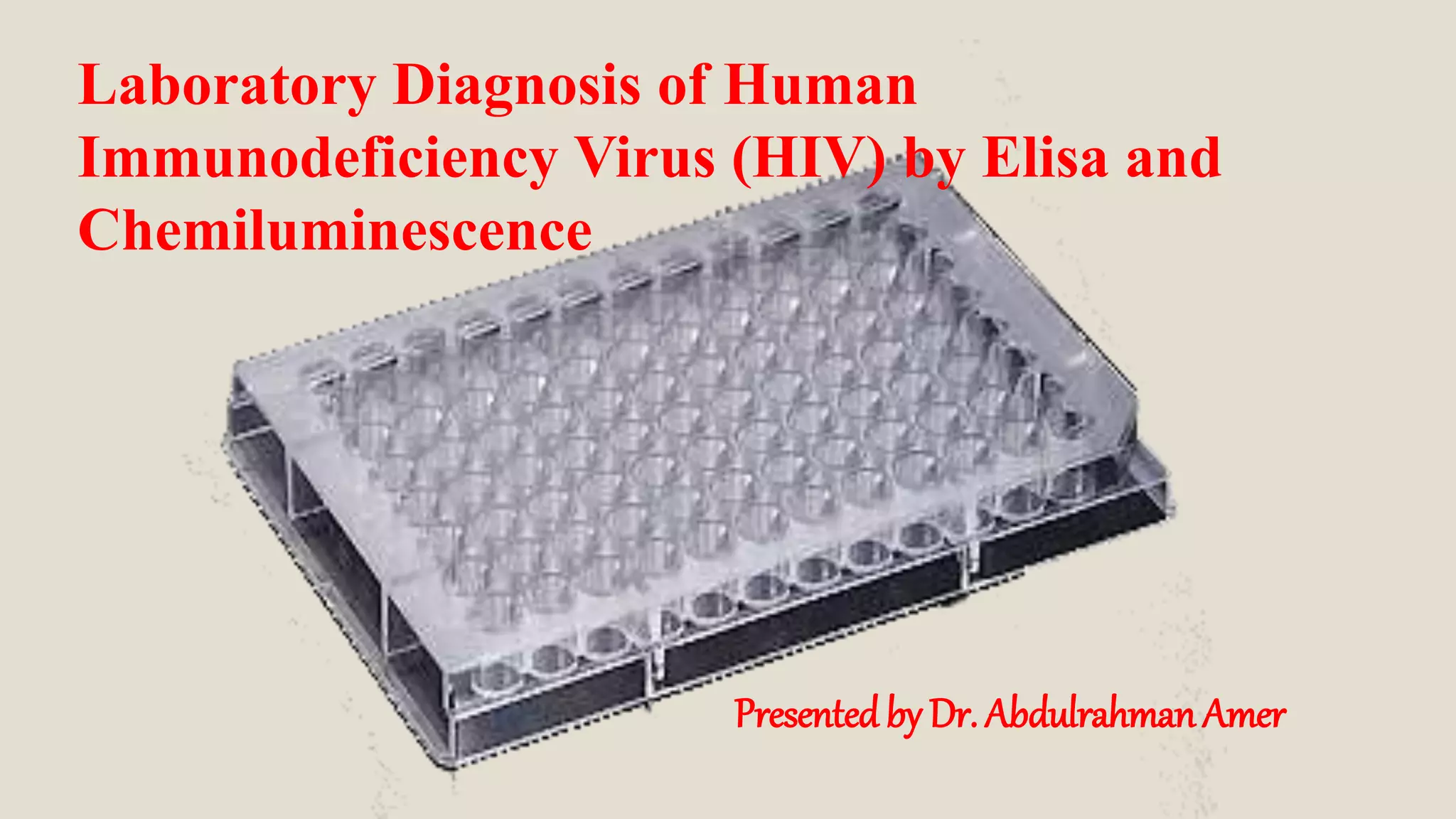 Laboratory diagnosis of (hiv) | PPTX