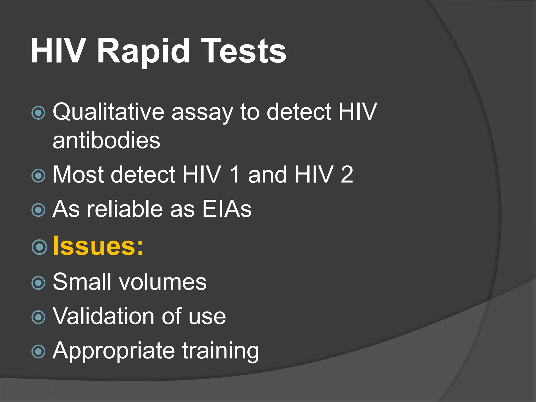 Laboratory diagnosis of hiv infections | PPTX
