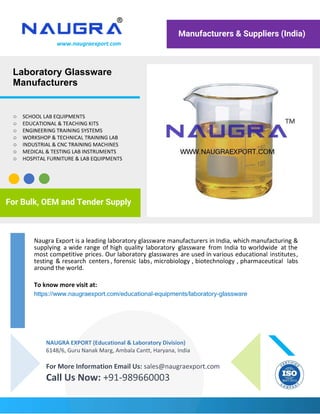 Laboratory Glassware Manufacturers