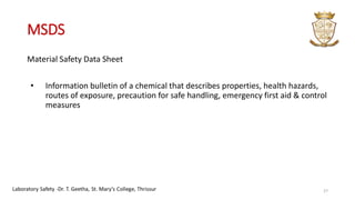 Laboratory Hygiene & Saftey | PDF