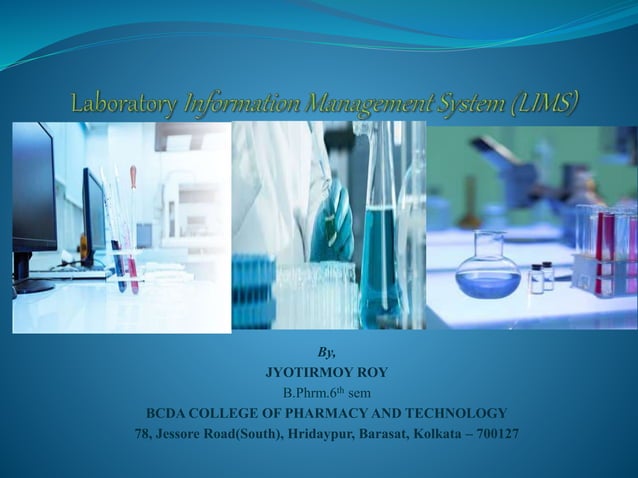 Laboratory information management system (LIMS) | PPT