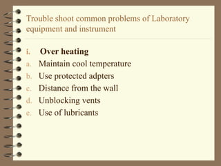 Medical Lab Instrument Problem LABORATORY INSTRUMENT AND EQUIPMENT PROBLEMS.pptx
