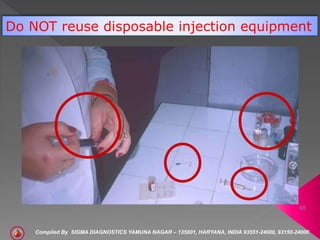Do NOT reuse disposable injection equipment
48
Compiled By SIGMA DIAGNOSTICS YAMUNA NAGAR – 135001, HARYANA, INDIA 93551-2...