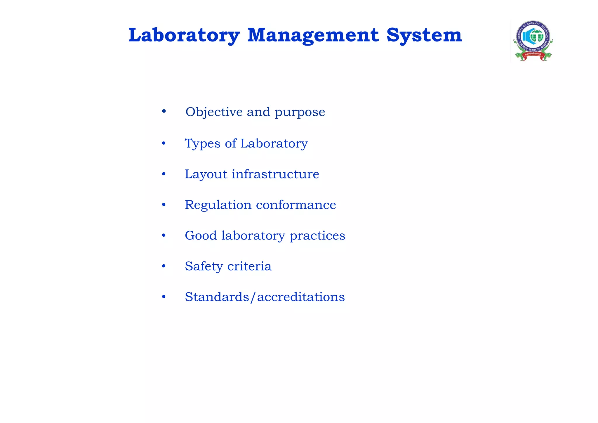 Laboratory management systems PPT