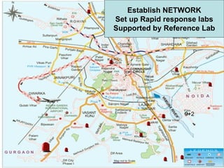 9+2 Establish NETWORK Set up Rapid response labs Supported by Reference Lab 