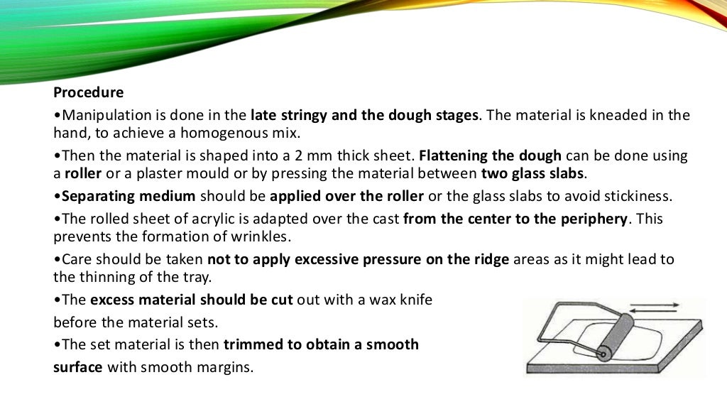 special tray in complete denture