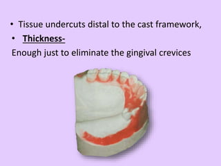 Laboratory procedure in rpd fabrication | PPTX
