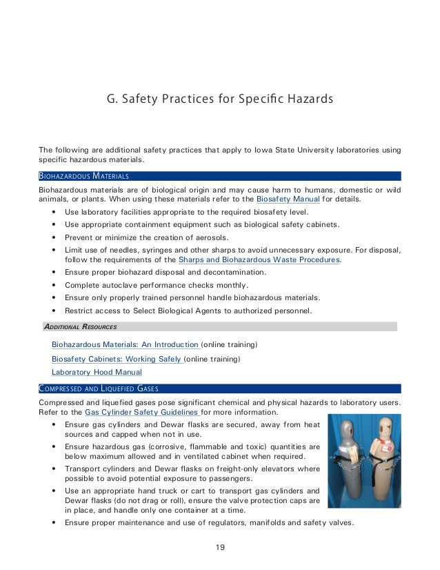 Laboratory safety manual fantastic