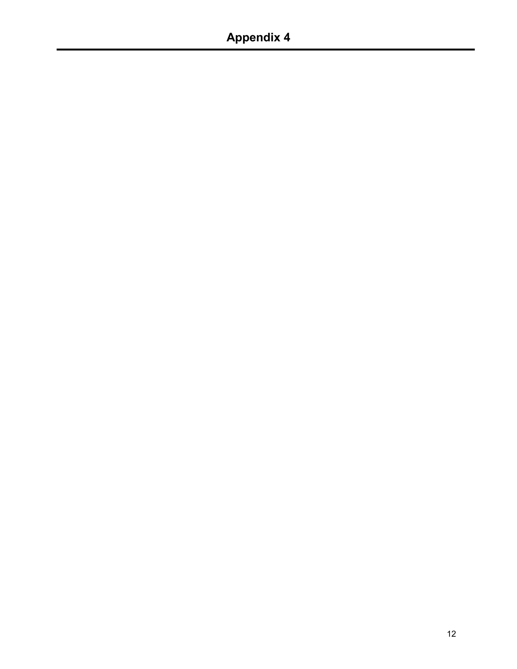 Appendix 4
12
 