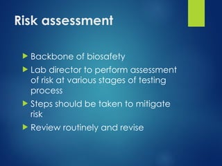 Safety rules in clinical or research laboratory | PPT