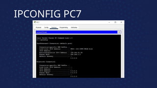 IPCONFIG PC7
 