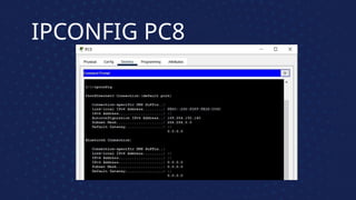 IPCONFIG PC8
 