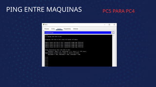 PING ENTRE MAQUINAS PC5 PARA PC4
 