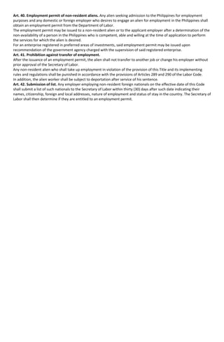 Labor code of the philippines | DOCX