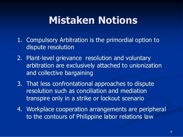 Labor Dispute Resolution Systems