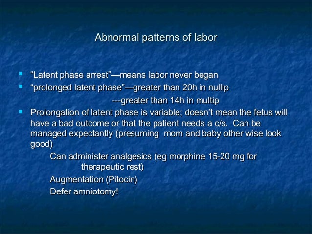 Labor Dystocia