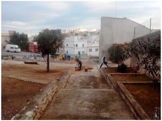 Trabajos iniciales de laboreo y limpieza