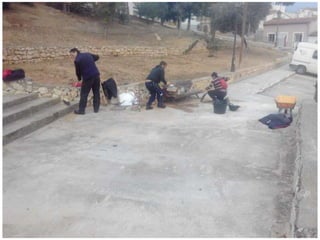 Trabajos iniciales de laboreo y limpieza