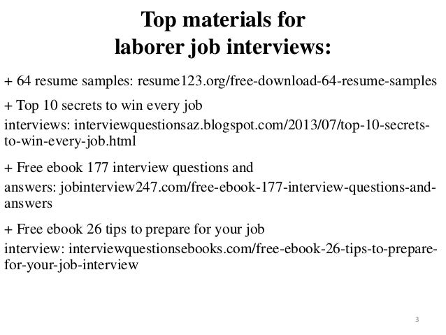 laborer resume sample pdf ebook free download
