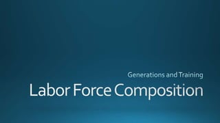 MBA 760 - Labor Force Composition