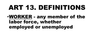 Worker Definitions LABOR LAW LESSONS.pptxwwwwwwwwwwwwwwwwwwwww | PPTX