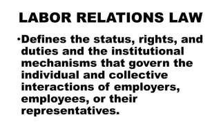 LABOR LAW LESSONS.pptxwwwwwwwwwwwwwwwwwwwww | PPTX