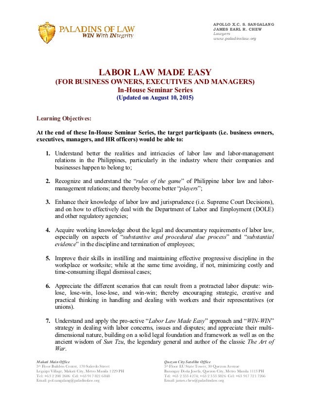 why why not executives legal