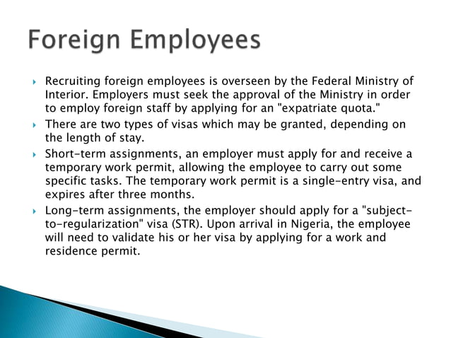 Nigerian Labor Laws: Issues And Challenges – WDYGD