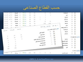 ‫الصناعى‬ ‫القطاع‬ ‫حسب‬
 