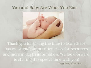 Nutrition for Pregnancy