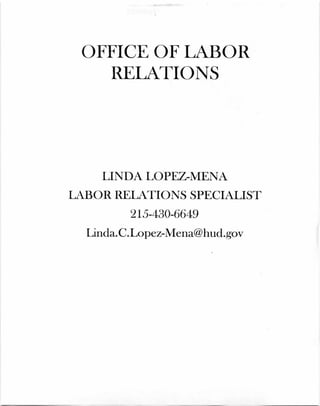 Labor relations   handout