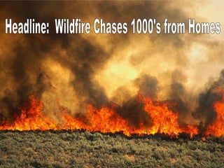 2 Corinthians 13 The Temple at Corinth Headline:  Wildfire Chases 1000's from Homes 
