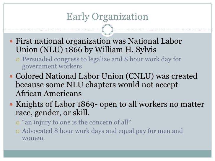 Labor unions emerge