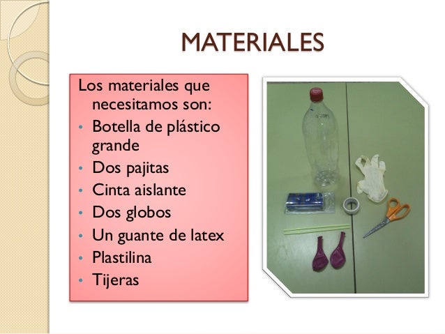 La botella que respira presentacion