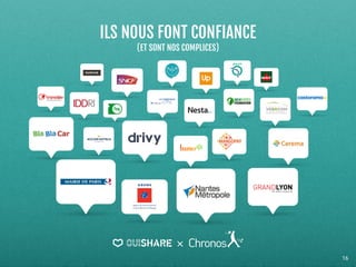 ILS NOUS FONT CONFIANCE 
(ET SONT NOS COMPLICES)
16
 