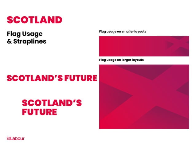 LABOUR PARTY BRAND GUIDELINES visual data 3