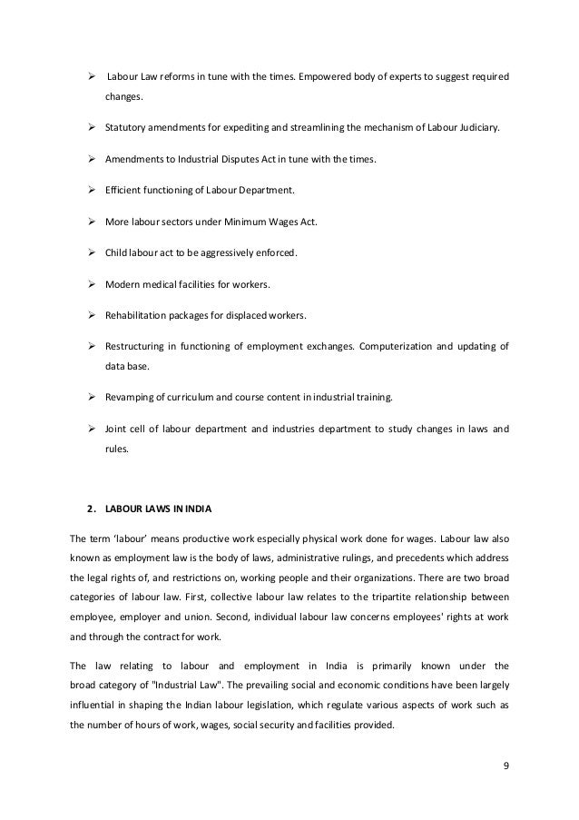 labour welfare measures projects A project on industrial relations and labour welfare the importance of labour welfare measures was recognized as early as on 1931 when the royal. labour welfare measures projects A project on industrial relations and labour welfare the importance of labour welfare measures was recognized as early as on 1931 when the royal.