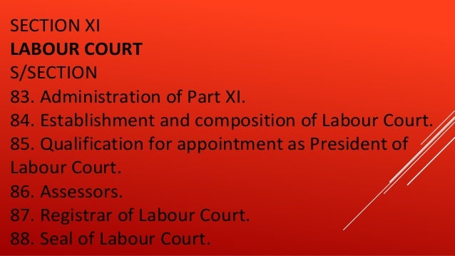 Labour act of zimbabwe
