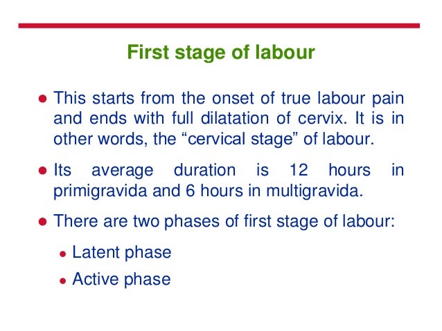 Labour And Its Stages